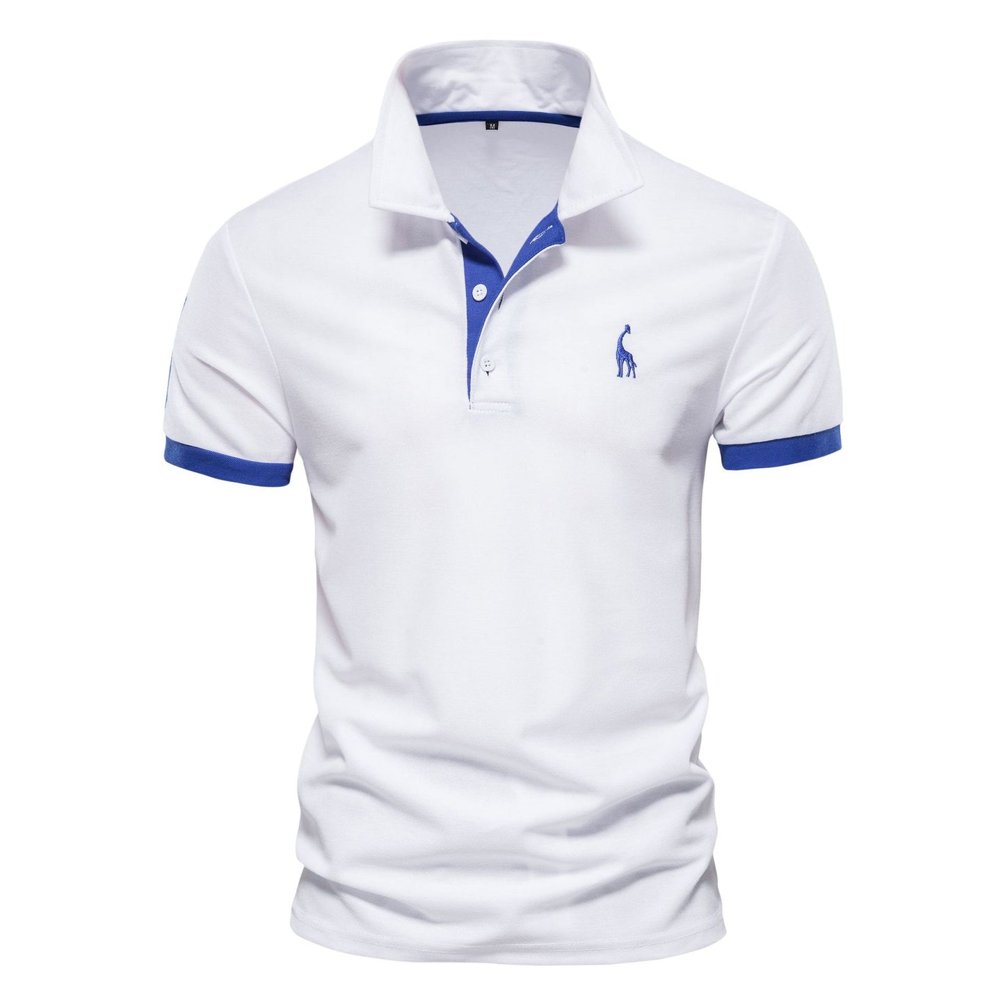4 Pieces Men's Premium Cotton Blend Casual Polo Shirts