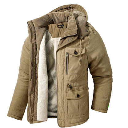 Men's Winter Thick Windproof Inner Fleece Jacket