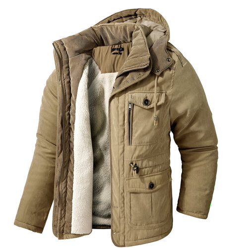 Men's Winter Thick Windproof Inner Fleece Jacket