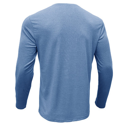 Mens Fashion Casual Henley Long Sleeve Shirts