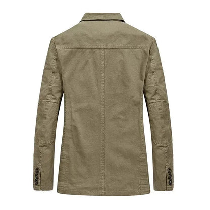 Men's 100% Cotton Slim Fit Blazer Jacket