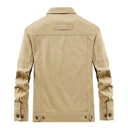 Men's Outdoor Casual Military Multi Pocket Jacket