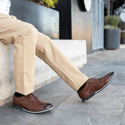 Men's Orthopedic Comfortable Leather Walking Office Shoes