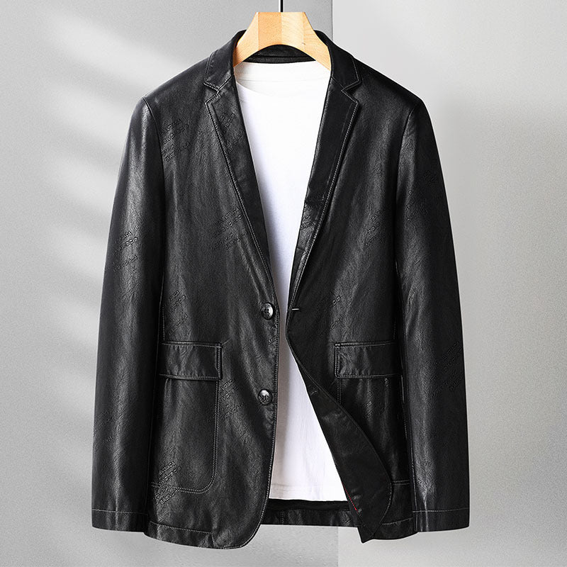 Men's Premium Casual Fitted Leather Jacket