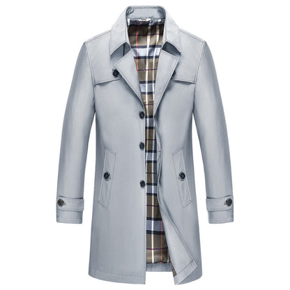 Men's British Premium Business Long Jacket