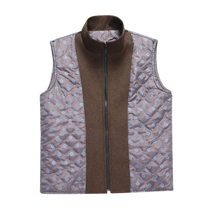 Men's Thick Double Layered Collar Wool Pea Coat