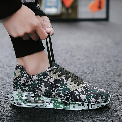 Pearlzone_Men's Large Size Air Cushion Camouflage Shoes Sports Shoes Running Shoes Outdoor Casual Shoes 115427