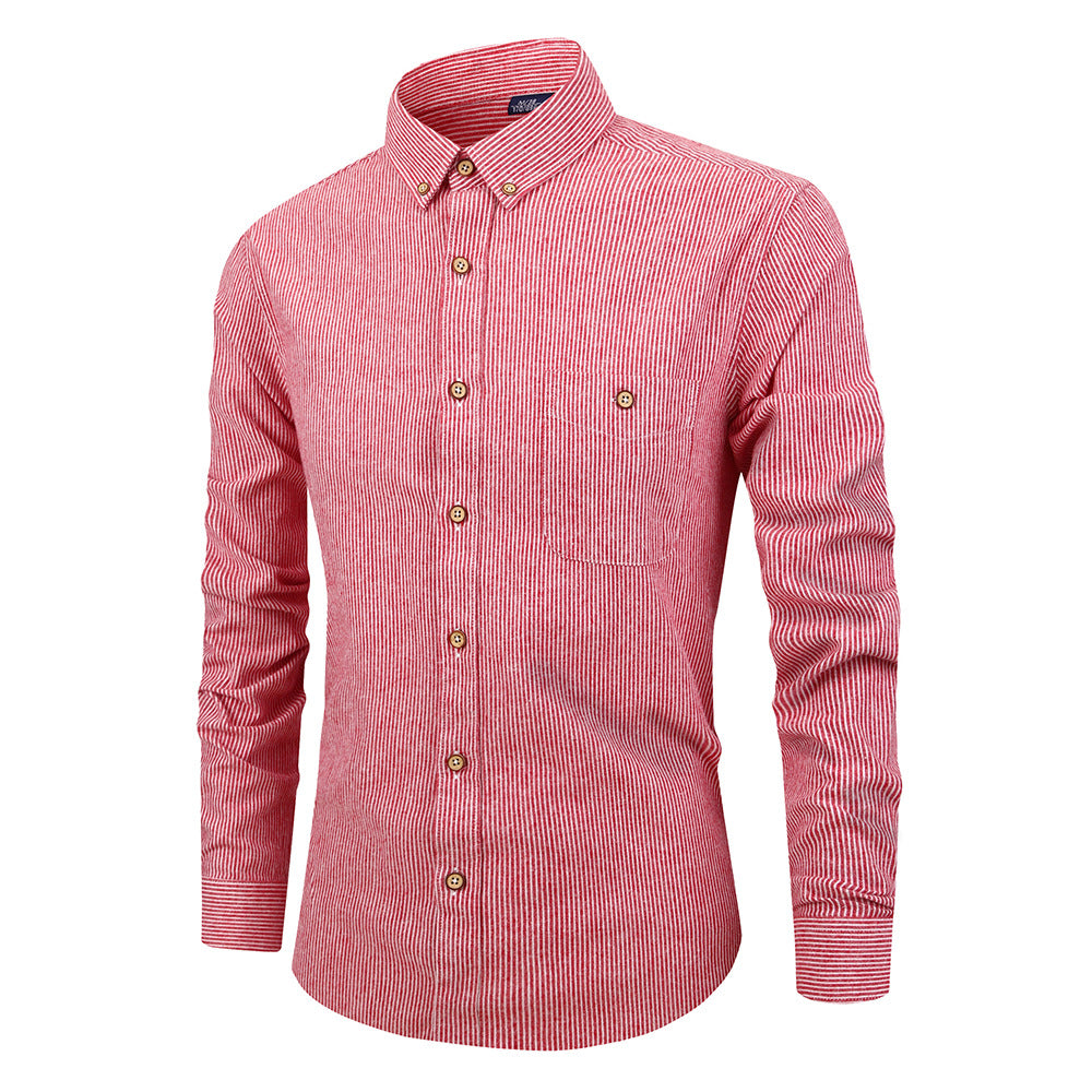 Men's 100% Cotton Plaid Shirt