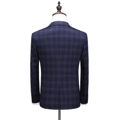 Men's Stripe Suits (Jacket+Pants+Vest), #002