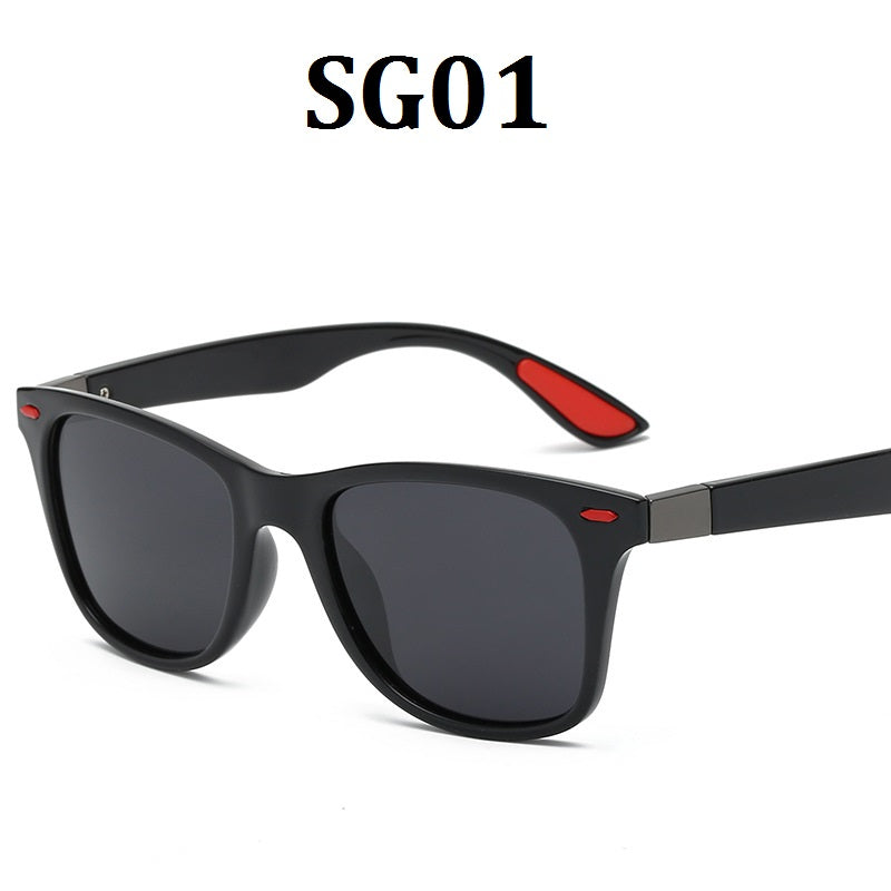 Polarized Sunglasses Retro Wayfarer Black HD Vision UV400 For Men
