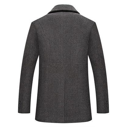 Gentlemen Scarf Premium Wool Coat