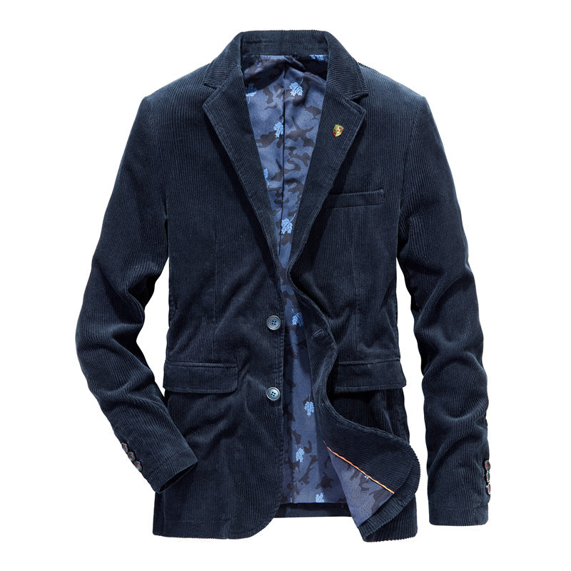 Men's Fitted Corduroy Jacket