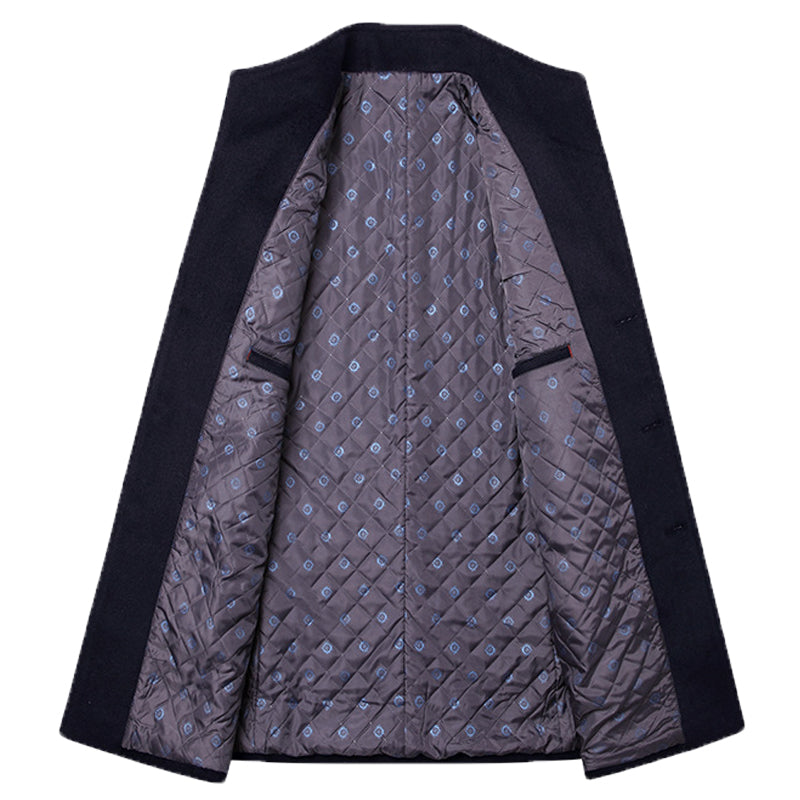 British Gentleman Thick Wool Pea Coat