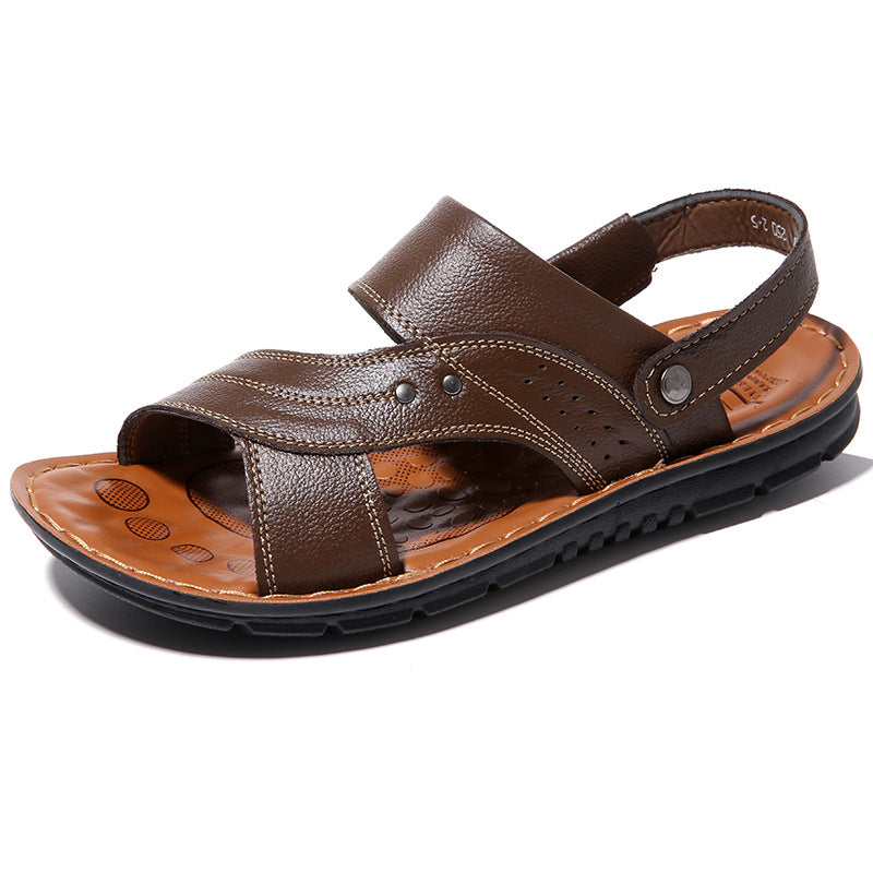 Men's Genuine Leather Comfort Sandal